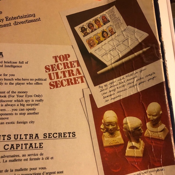 Vintage Milton Bradley Conspiracy Theory Board Game 1983 Espionage 10+ Complete - Picture 11 of 16